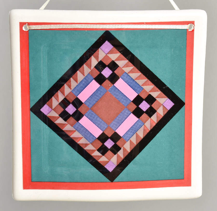 Celebration of American Quilts Amish Diamond In The Square - Boxed by Hill Design-1
