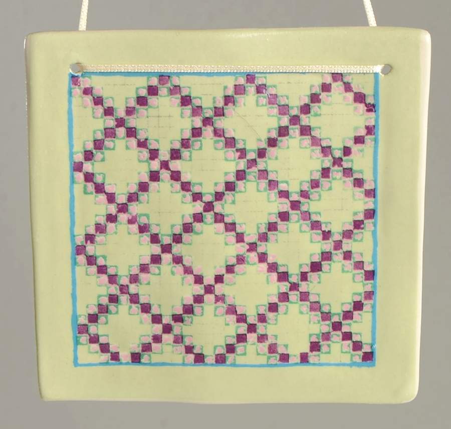 Celebration of American Quilts Double Irish Chain - Green - Boxed by Hill Design-1