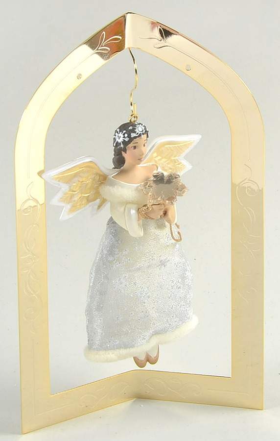 2003 Hallmark Christmas Ornaments Gift Of Peace - Boxed by Hallmark Gold Crown-1