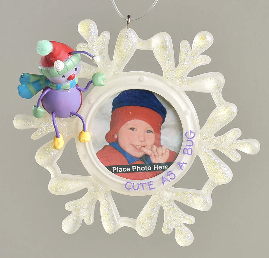2003 Hallmark Christmas Ornaments Toddler Photo Holder - Boxed by Hallmark Gold Crown-1