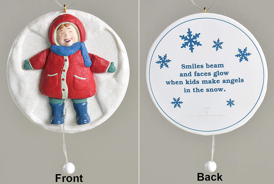 2003 Hallmark Christmas Ornaments Snow Angel - Boxed by Hallmark Gold Crown-1