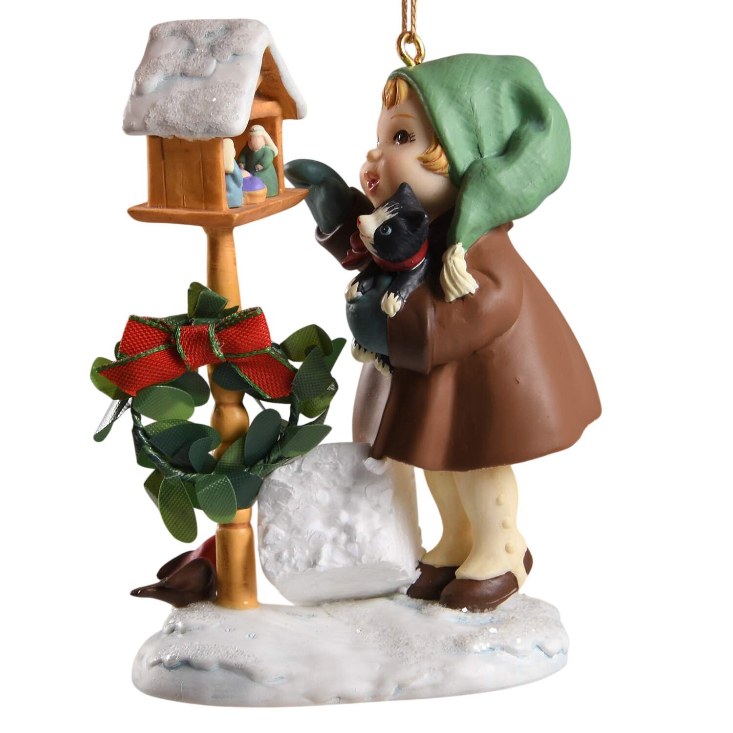 2003 Hallmark Christmas Ornaments What Child Is This - Boxed by Hallmark Gold Crown-1