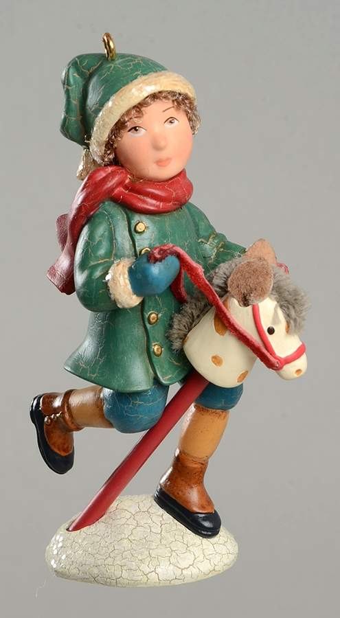 A Visit From Santa (2003) Giddy-Up, Christmas! - Boxed by Hallmark Gold Crown-1