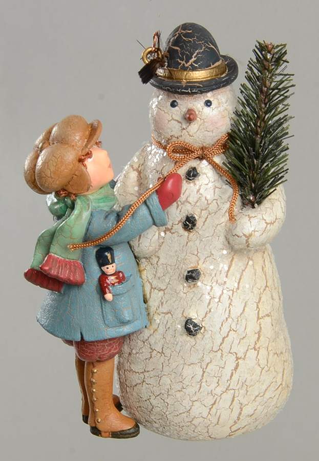 A Visit From Santa (2003) A Very Merry Snowman - Boxed by Hallmark Gold Crown-1
