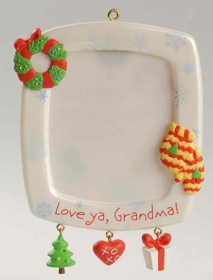 2003 Hallmark Christmas Ornaments Love Ya, Grandma - Boxed by Hallmark Gold Crown-1