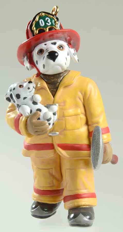 2003 Hallmark Christmas Ornaments Ruff And Tuff Hero - Boxed by Hallmark Gold Crown-1