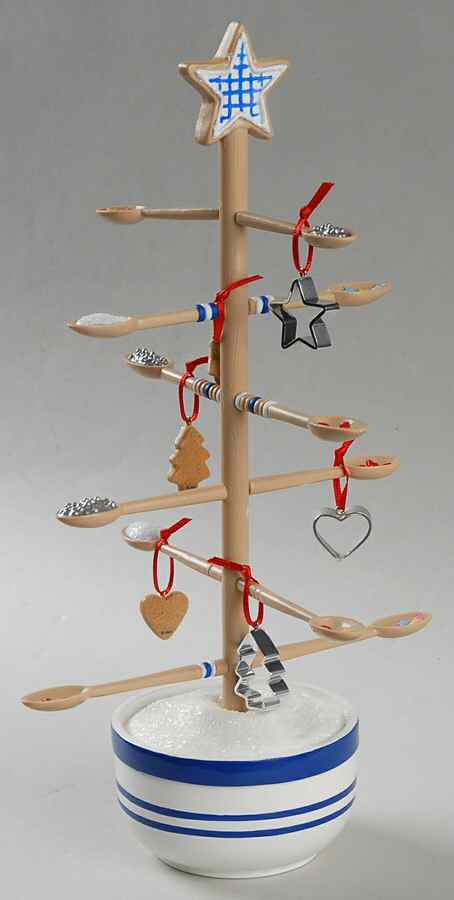 2003 Hallmark Christmas Ornaments Kitchen Angels Spoon Tree - No Box by Hallmark Gold Crown-1
