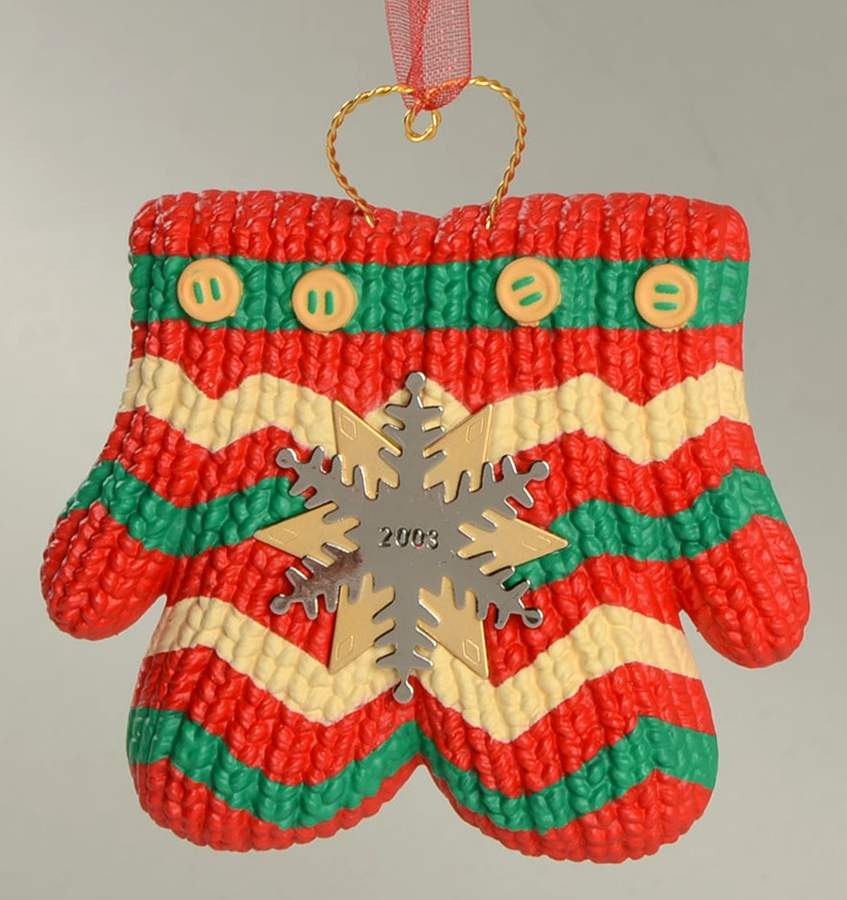 2003 Hallmark Christmas Ornaments Christmas Tree Gift Clip - Boxed by Hallmark Gold Crown-1