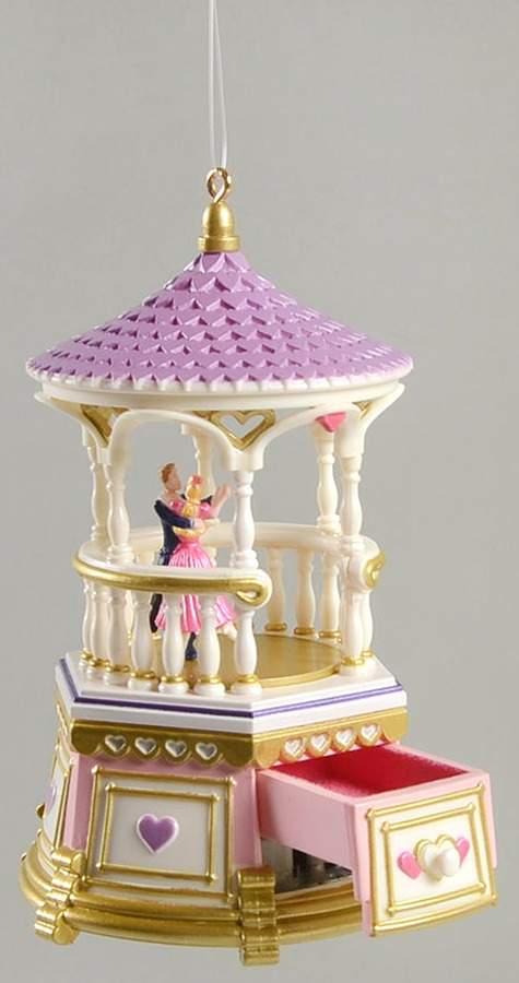Treasures & Dreams 2004- #3 Jewelry Box Gazebo - Boxed by Hallmark Gold Crown-1