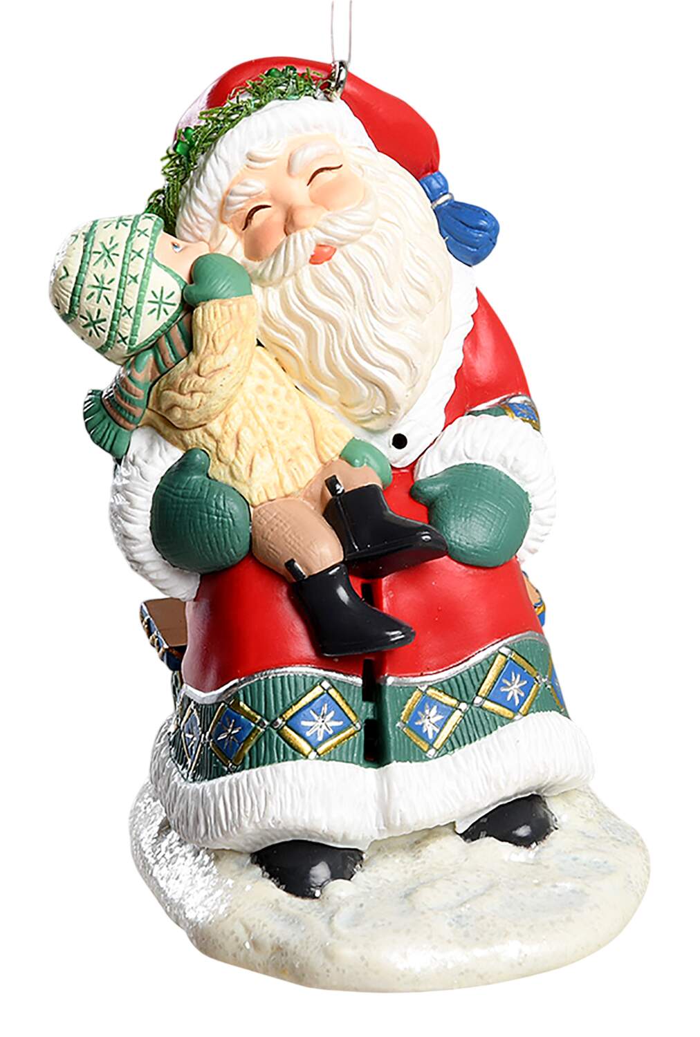 2004 Hallmark Christmas Ornaments Sittin' On Santa's Lap - With Box by Hallmark Gold Crown-1