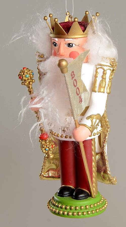2004 Hallmark Christmas Ornaments Nutcracker King-Club Exclusive - Boxed by Hallmark Gold Crown-1