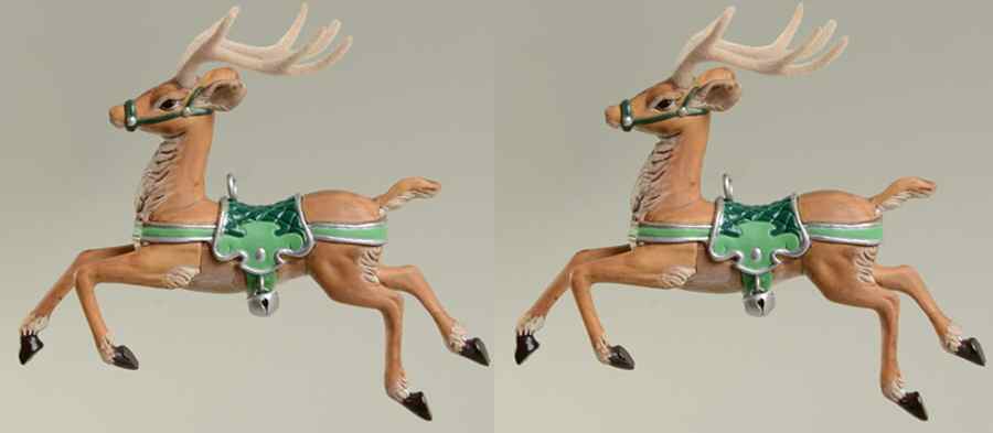 Santas Midnight Ride Two For The Skies - Boxed by Hallmark Gold Crown-1