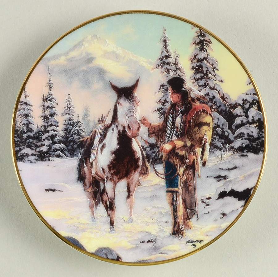 Mystic Warrior Mini Morning Of Reckoning - No Box by Hamilton Collection-1