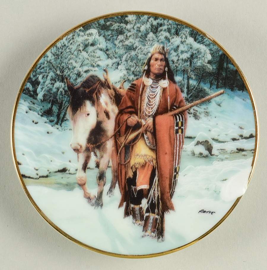Mystic Warrior Mini Winter Of 41 - No Box by Hamilton Collection-1