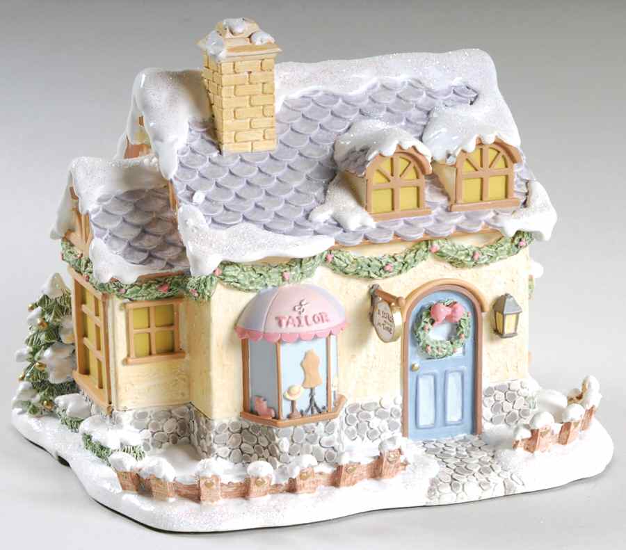 Precious Moments Christmas Village Sew Sweet Tailors - No Box by Hawthorne Village-1