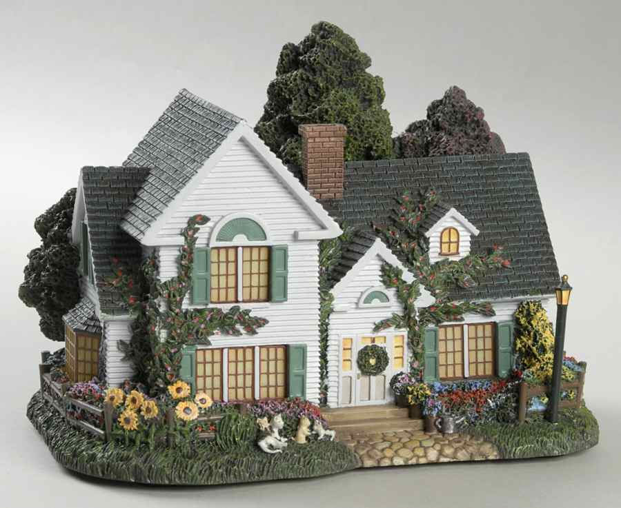 Thomas Kinkade Hometown Spring Blessings Of The Season - No Box by Hawthorne Village-1