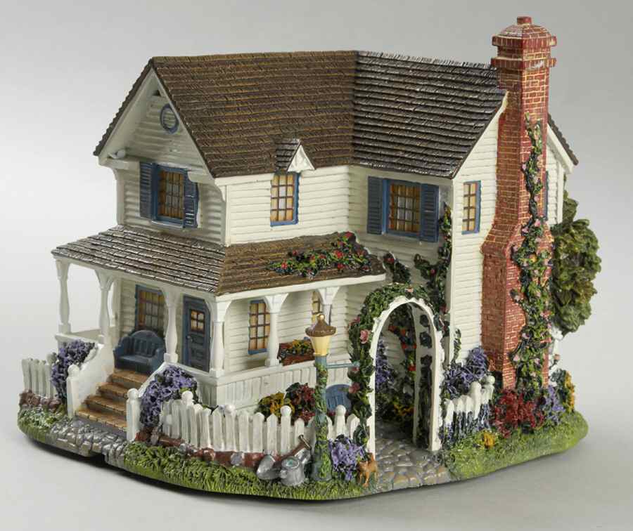 Thomas Kinkade Hometown Spring Victorian Garden Ii - No Box by Hawthorne Village-1