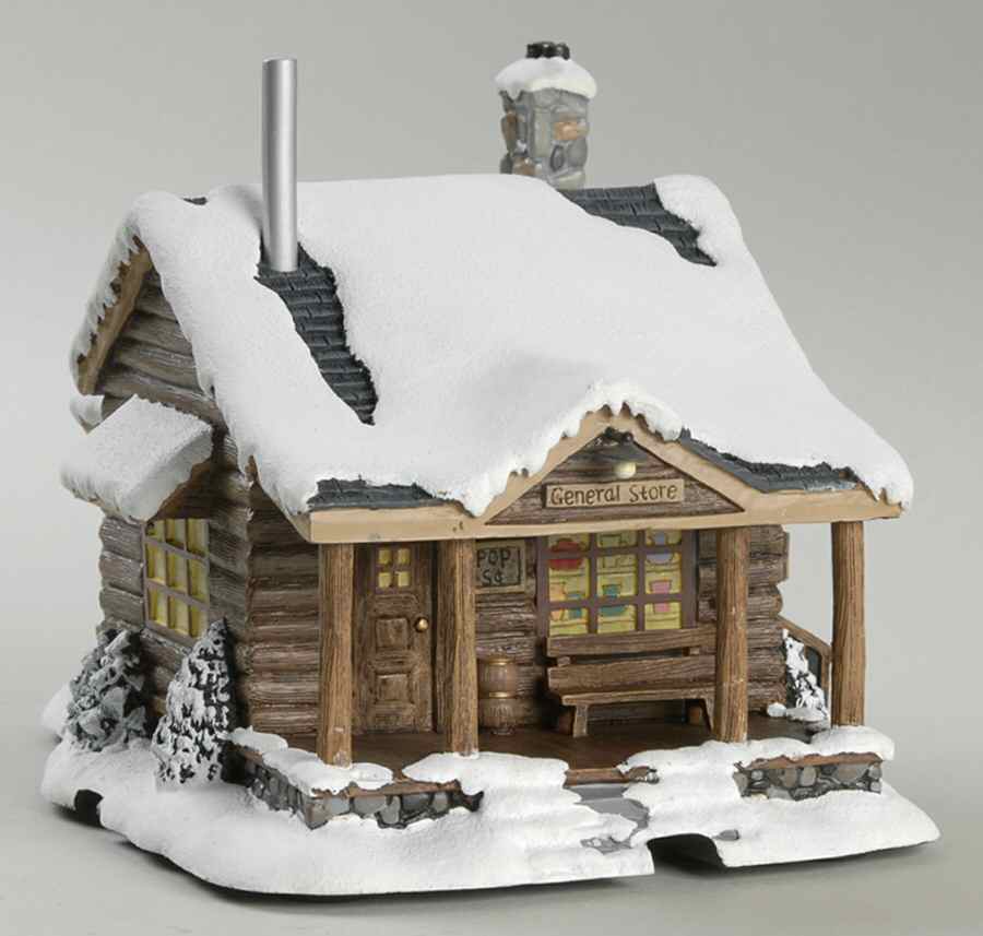 Terry Redlin's Winter Memories Village General Store - No Box by Hawthorne Village-1