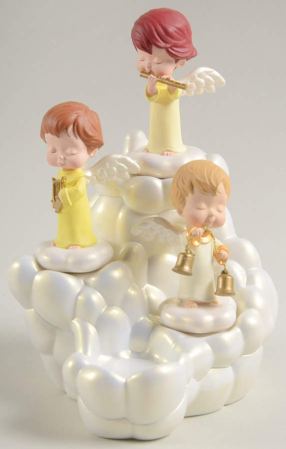 Mary's Angels Heavenly Harmony-Tabletop - No Box by Hallmark Gold Crown-1