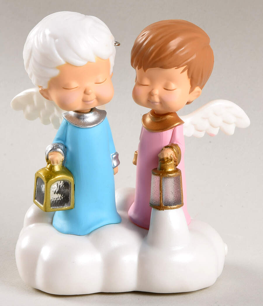 Mary's Angels 2015-Let It Shine/Magic - Boxed by Hallmark Gold Crown-1