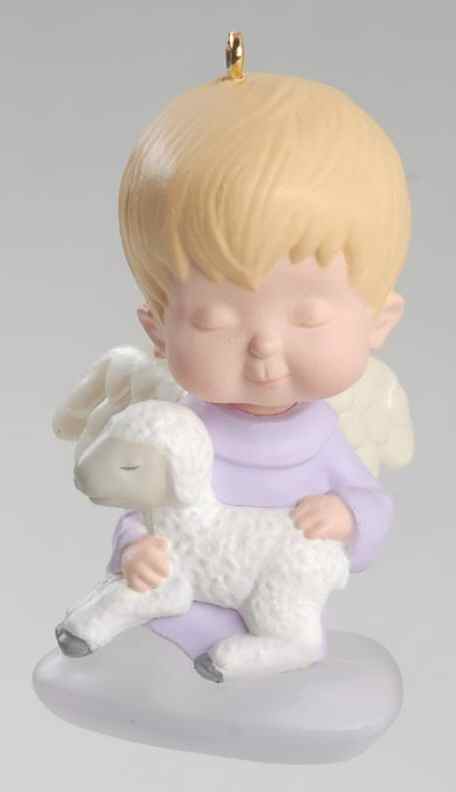 Mary's Angels 1996-Violet #9 - Boxed by Hallmark Gold Crown-1