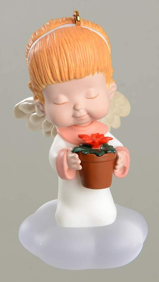 Mary's Angels 2013-Poinsettia #26 - No Box by Hallmark Gold Crown-1