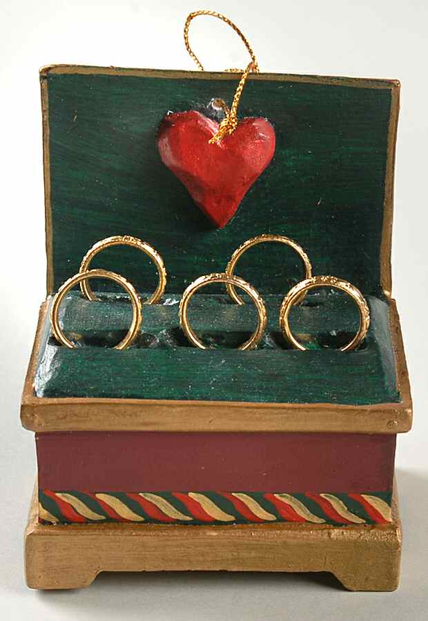 Twelve Days of Christmas #2 5 Golden Rings - Boxed by House of Hatten-1