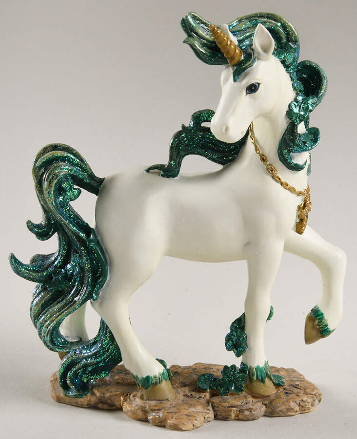 Emerald Isle Unicorn God Protect & Watch Over You - No Box by Hamilton Collection-1