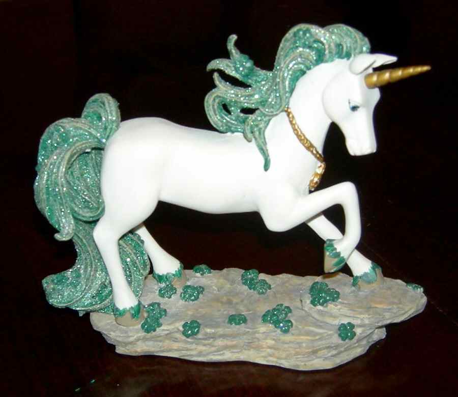 Emerald Isle Unicorn May The Four Seasons Favor You - No Box by Hamilton Collection-1