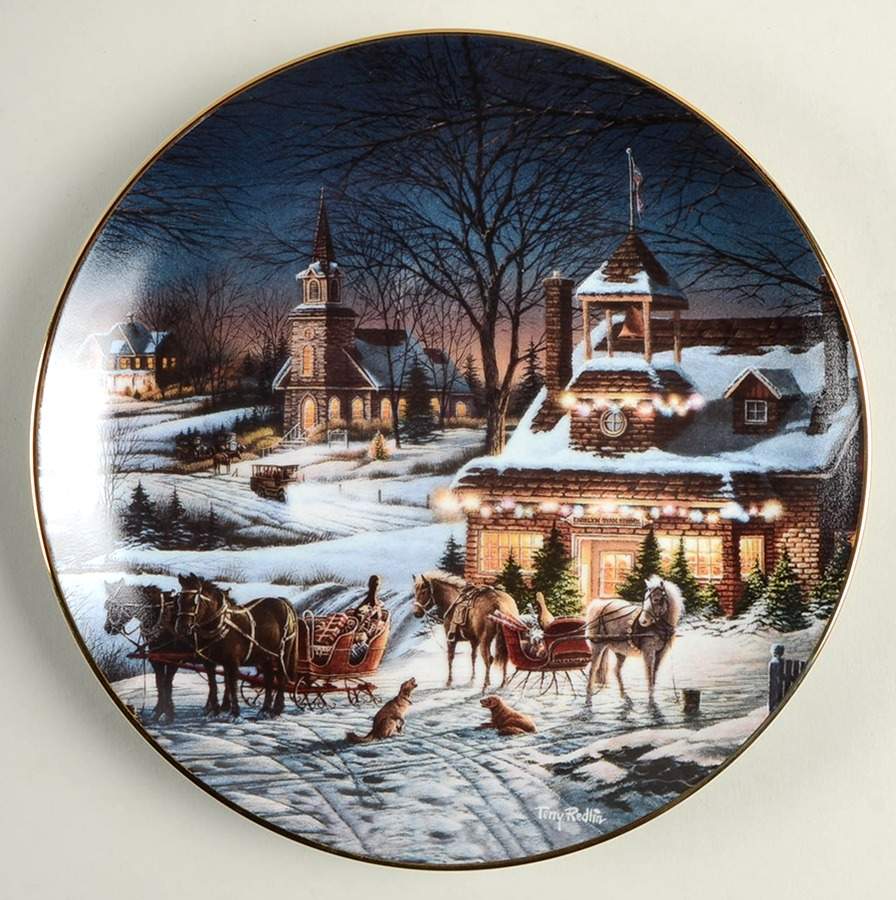 Terry Redlin Christmas Evening Rehearsals - Boxed by Hadley House-1