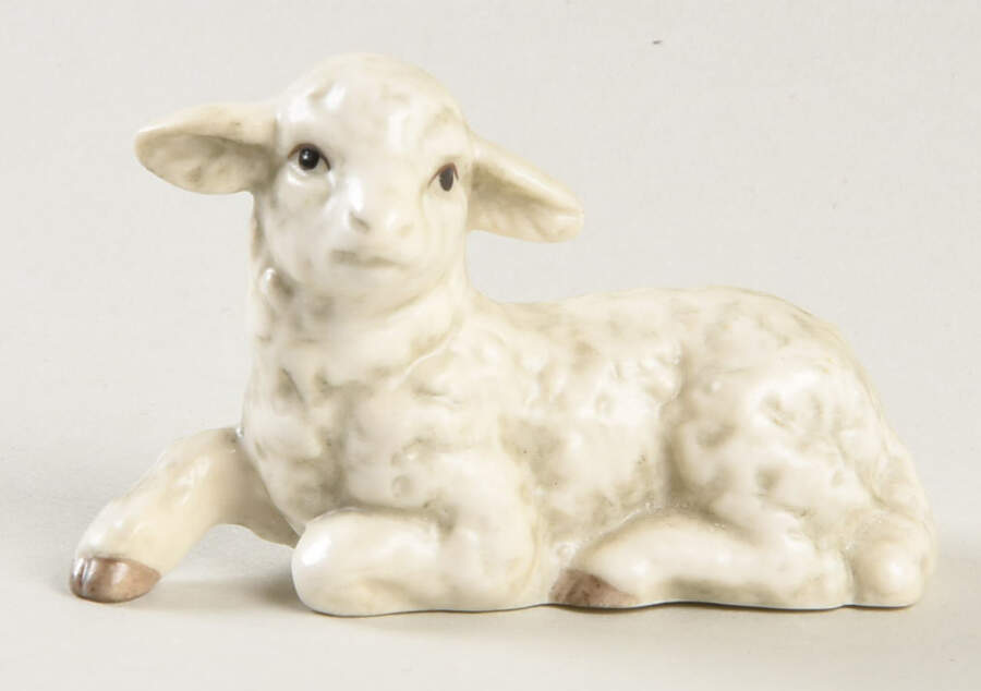 Children's Nativity Lamb Laying - Boxed by M.I. Hummel-1