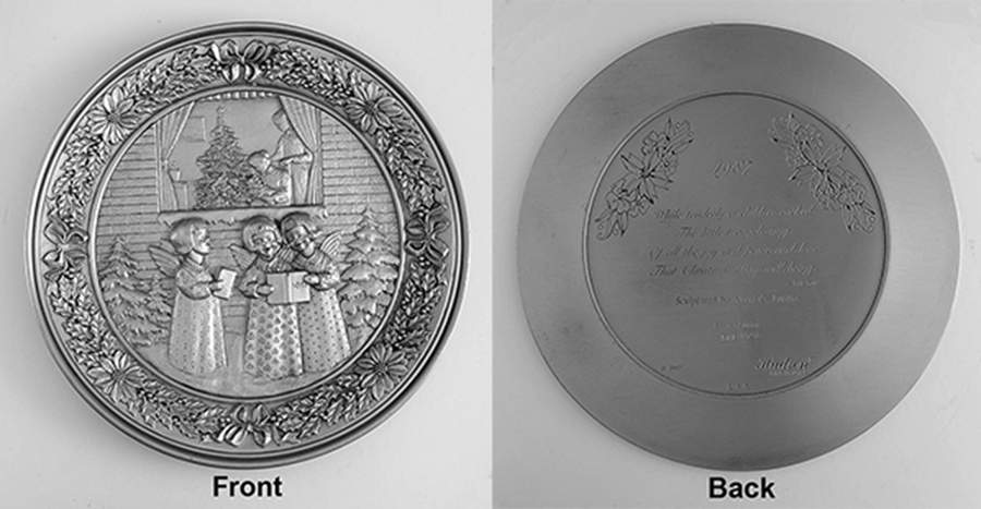Child's Christmas Angel Carollers - No Box by Hudson Pewter-1