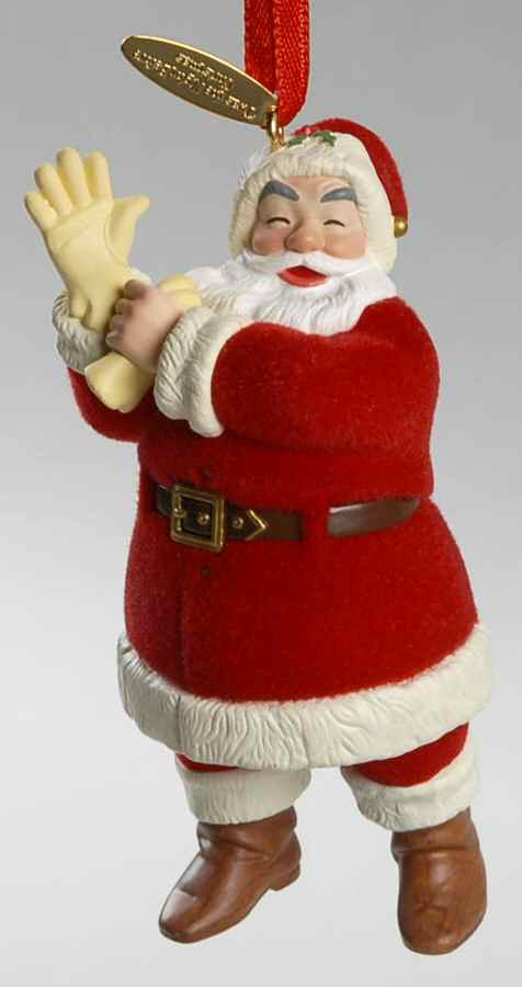 Twas the Night Before Christmas Santa Claus - Boxed by Hallmark Gold Crown-1