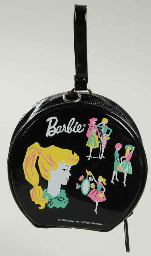 Barbies 1962 Barbie Hat Box Doll Case - Boxed by Hallmark Gold Crown-1