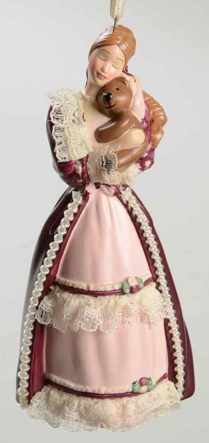 Barbies Victorian Barbie - No Box by Hallmark Gold Crown-1