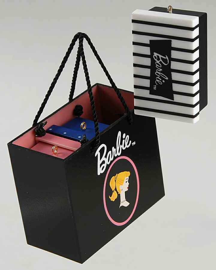 Barbies Shopping For Shoes - Boxed by Hallmark Gold Crown-1
