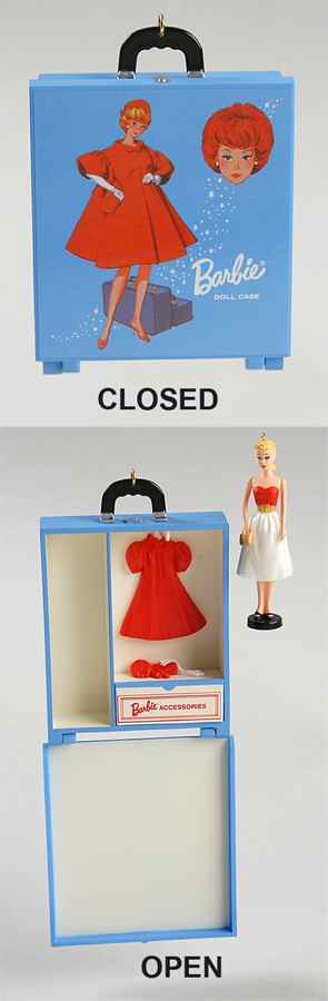 Barbies Silken Flame And Travel Case - No Box by Hallmark Gold Crown-1