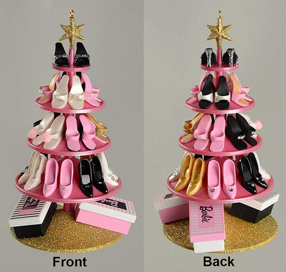 Barbies Shoe Tree - Boxed by Hallmark Gold Crown-1