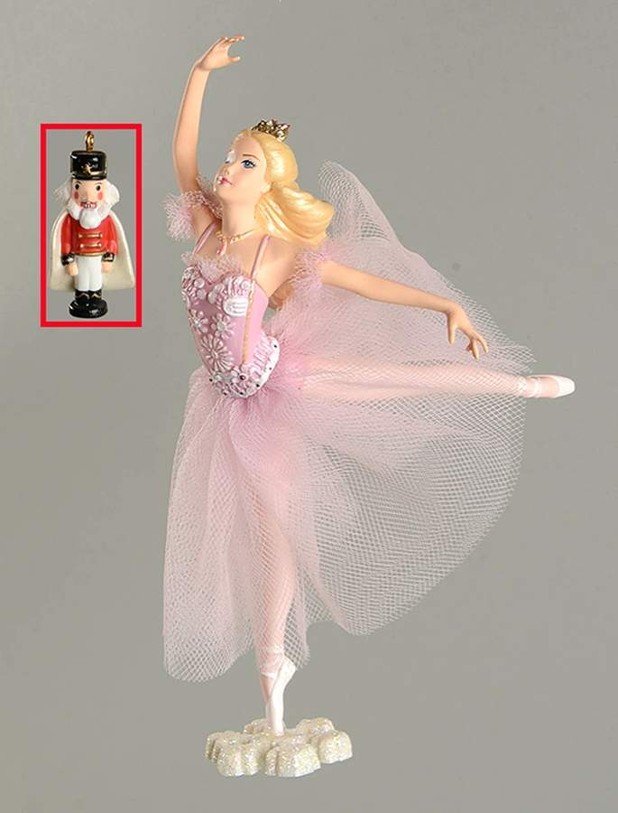 Barbie Ballerina Sugar Plum Fairy (2 Pc) - No Box by Hallmark Gold Crown-1