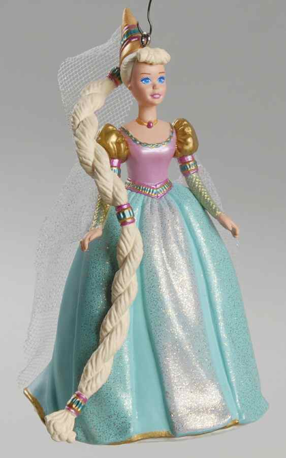 Barbie Children's Collection Barbie As Rapunzel - No Box by Hallmark Gold Crown-1
