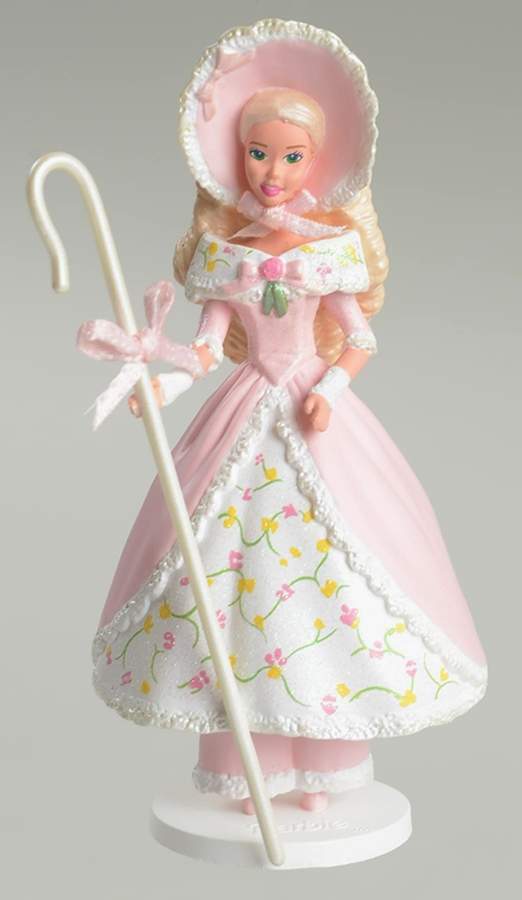 Barbie Children's Collection Barbie As Little Bo Peep - No Box by Hallmark Gold Crown-1