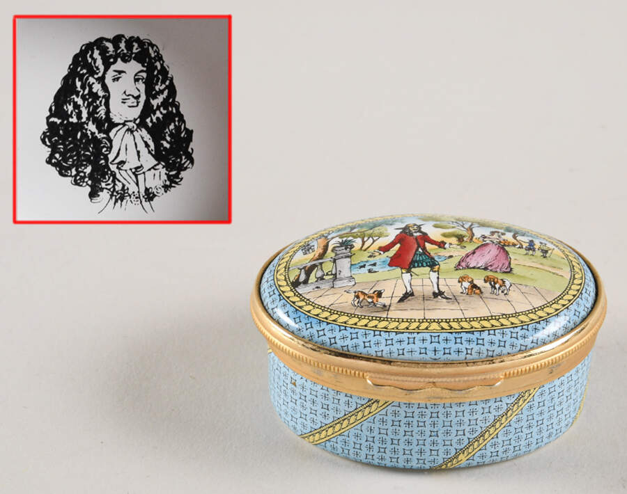 Royalty Commemorative Box Charles Ii  - No Box by Halcyon Days-1