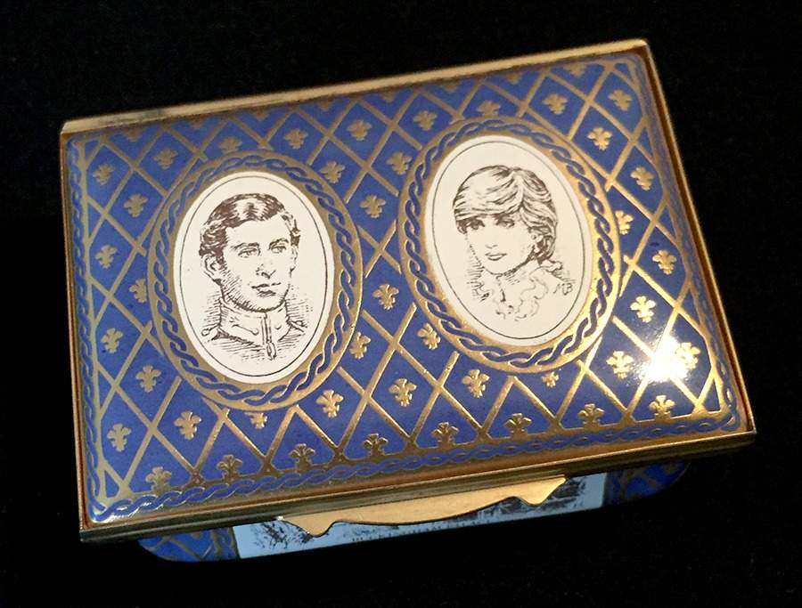 Royalty Commemorative Box Wedding Of Prince Charles/Diana - Boxed by Halcyon Days-1