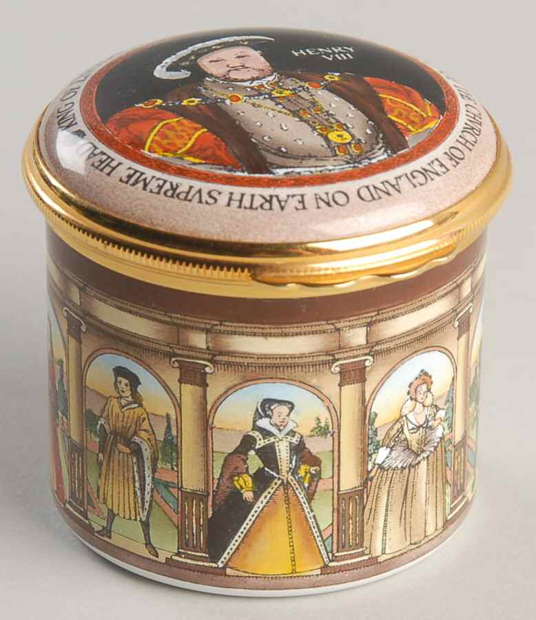 Royalty Commemorative Box Henry Viii 500th Anv Of Birth 1491 - Boxed by Halcyon Days-1