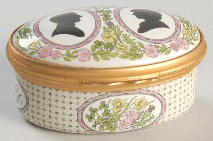 Royalty Commemorative Box Wedding Of Prince Charles & Diana - No Box by Halcyon Days-1