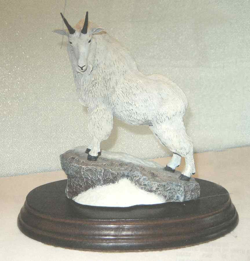 Majestic Wildlife of North America Mountain Goat - No Box by Hamilton Collection-1