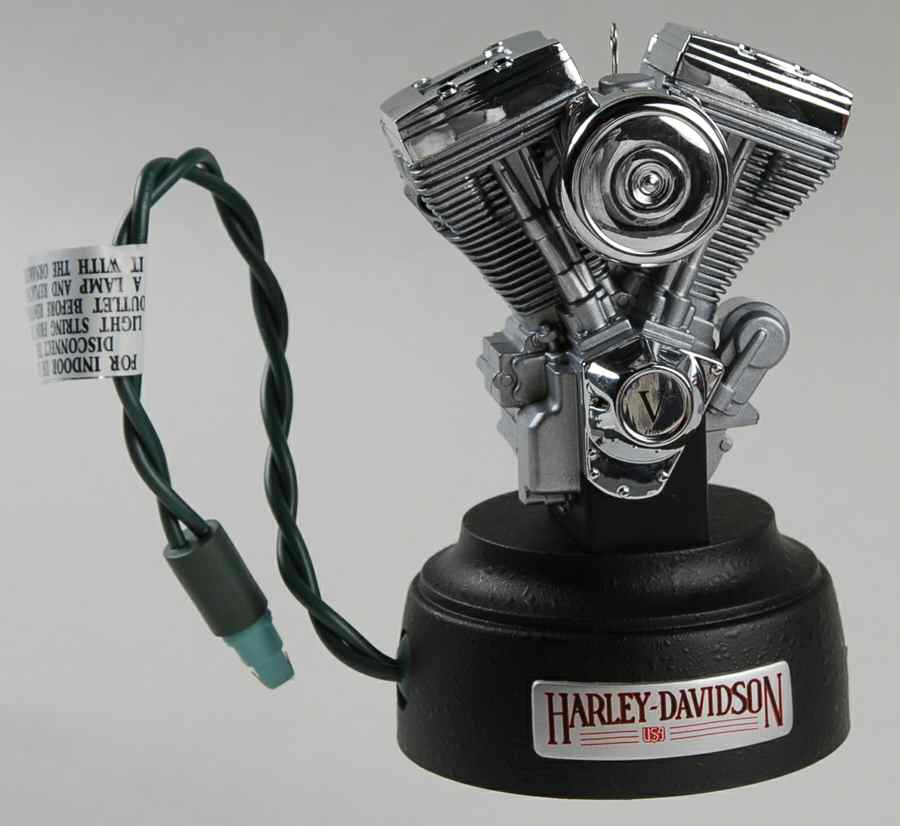 Harley Davidson Big Twin Evolution Engine-Magic - Boxed by Hallmark Gold Crown-1