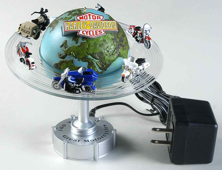 Harley Davidson Around The World-Sound/Motion - Boxed by Hallmark Gold Crown-1