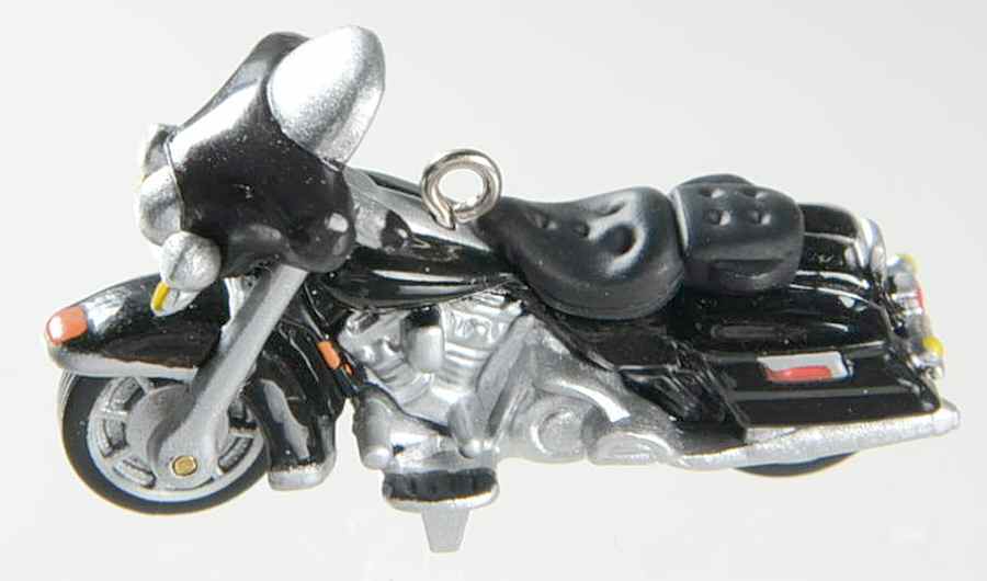 Harley Davidson-Miniature 1999-#1-Electra Glide - With Box by Hallmark Gold Crown-1