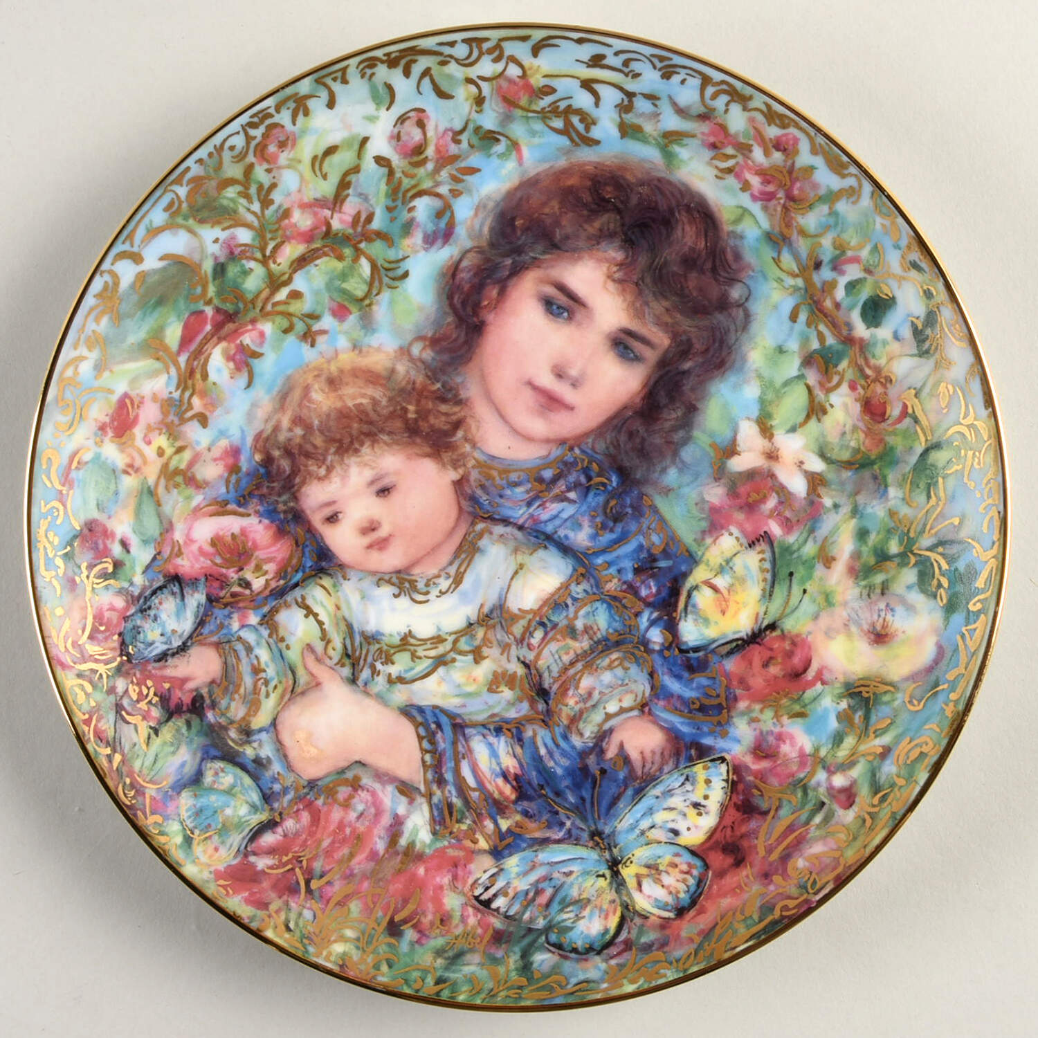 Mother's Eden Elaine And Zena In The Garden - Boxed by Hibel-1
